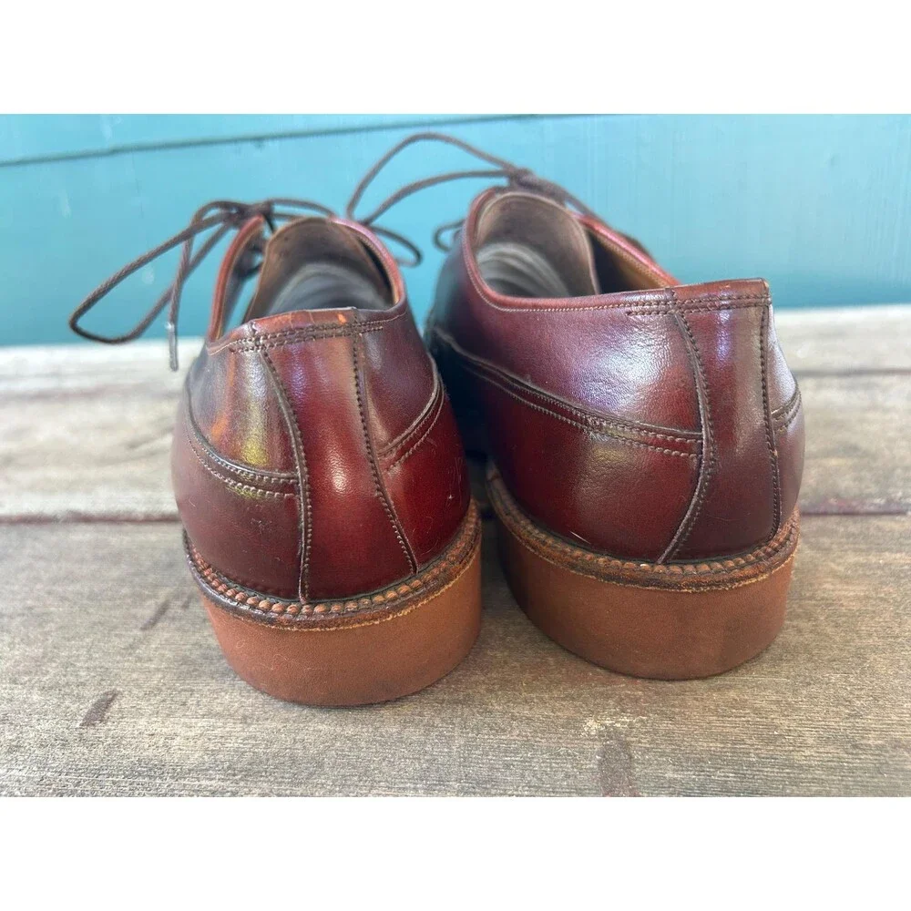 Vintage Bally Derby Shoes Burgundy Men’s Size 8